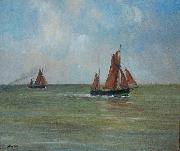 unknow artist North Sea off Ostend painting
